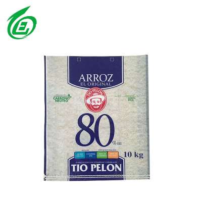 Best-selling 10 kg rice polypropylene pp woven sack fabric bag