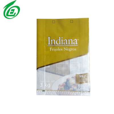 Breathable pp woven laminated custom printed mylar grain bag