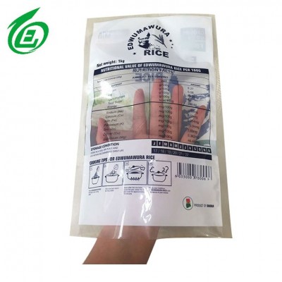 LDPE HDPE three sides sealed heat seal plastic pe bag