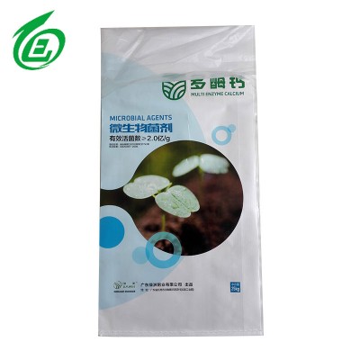 PP woven 25kg fertilizer packaging bag with pe inner liner bag