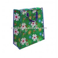 2011 Hot sale flower zip pp woven packing bag